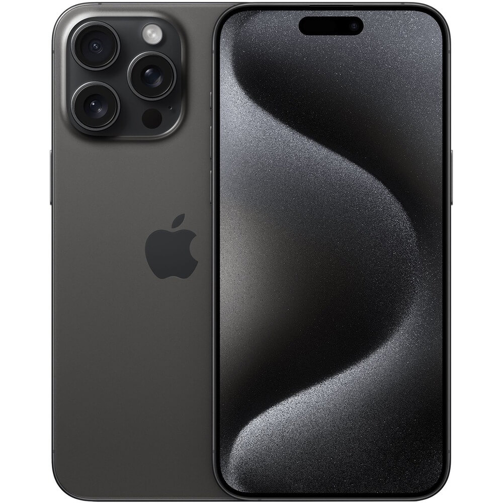 Смартфон Apple iPhone 15 Pro 128 ГБ Dual SIM титановый чёрный