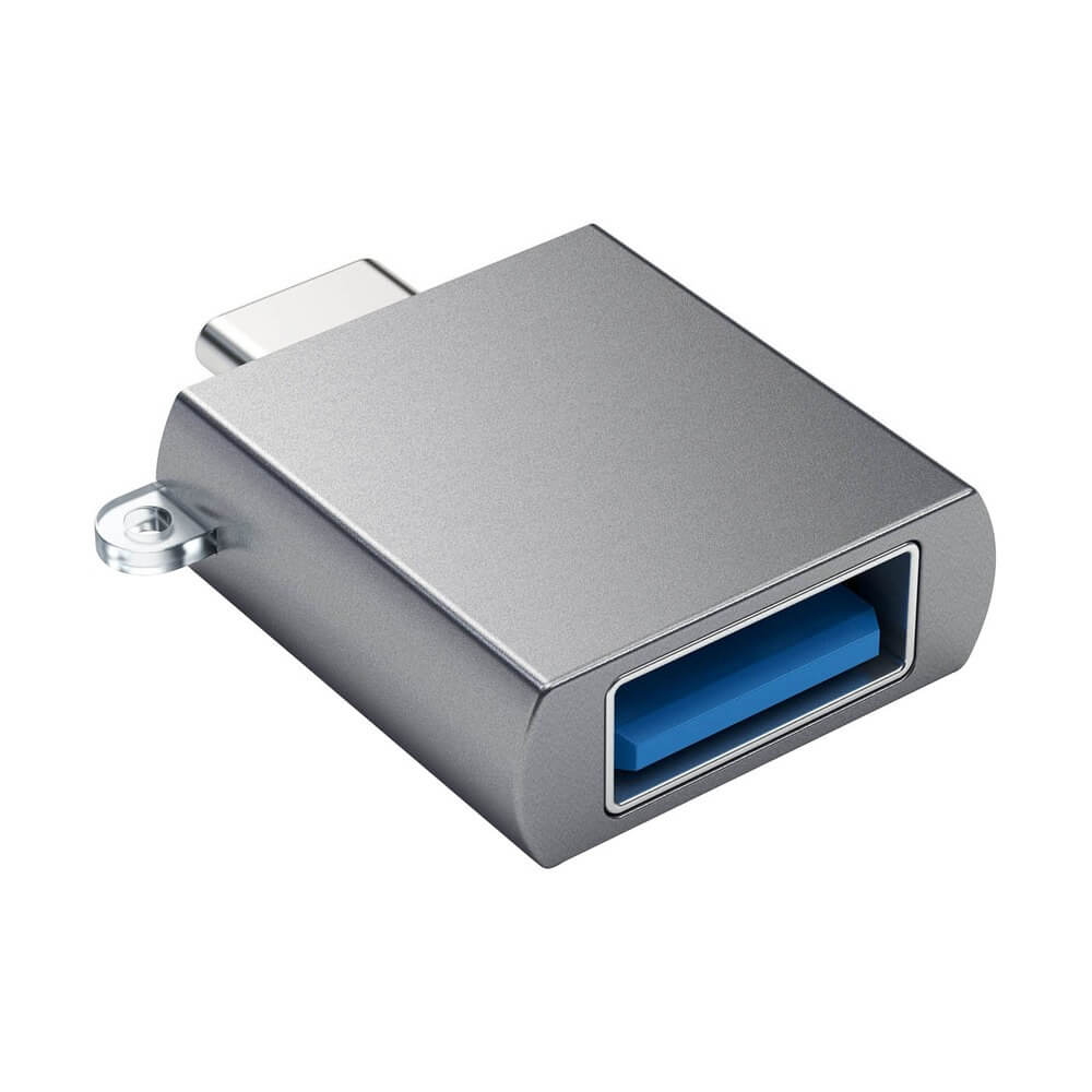 USB разветвитель Satechi USB Type-C-USB 3.0, серый - фото 1