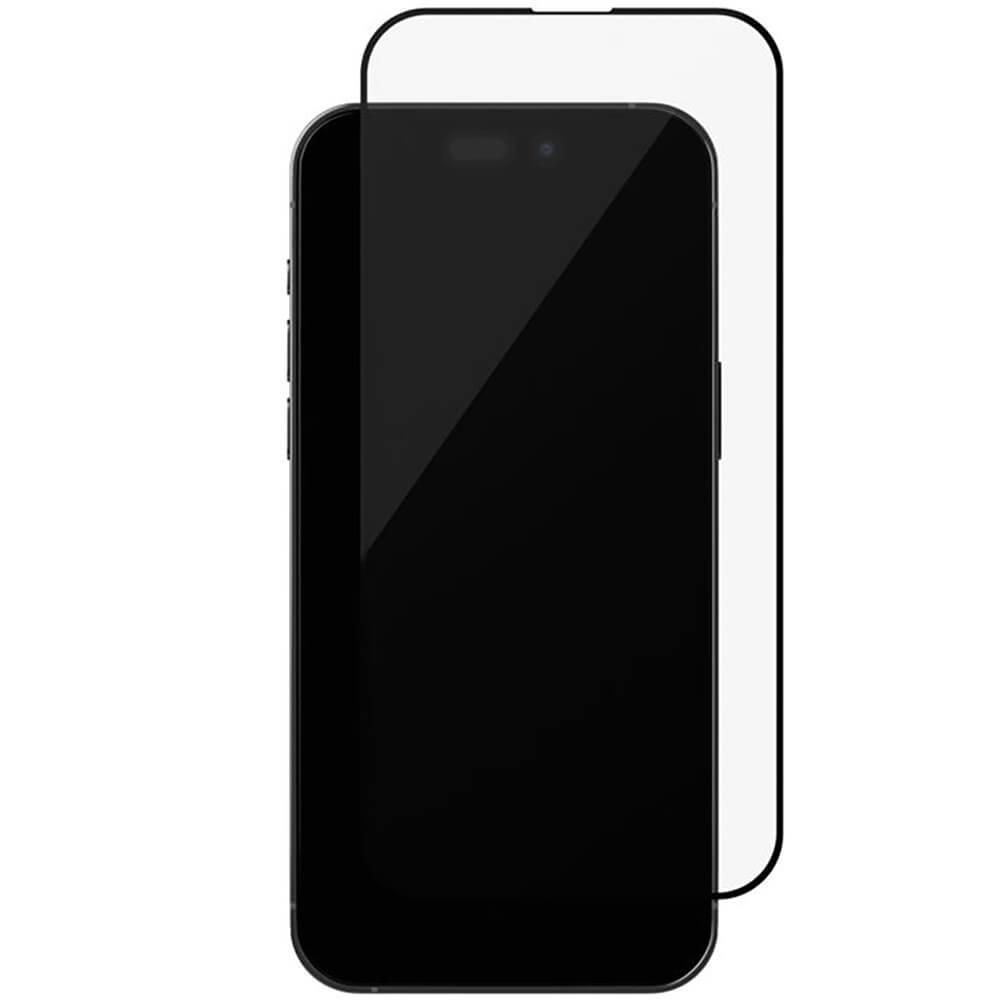 Защитное стекло uBear для Apple iPhone 15 Pro Extreme Nano Shield чёрная рамка
