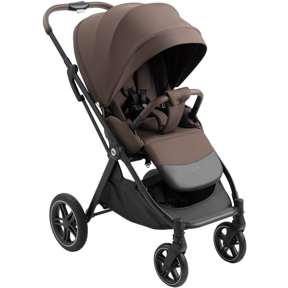 Детская коляска Happy Baby Luna 360 коричневый