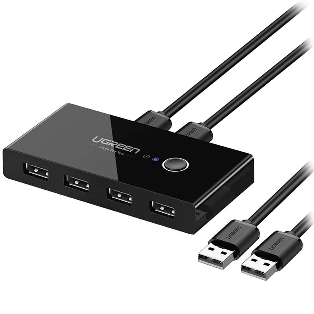 USB-разветвитель US216 4 х USB 2.0 чёрный (30767)