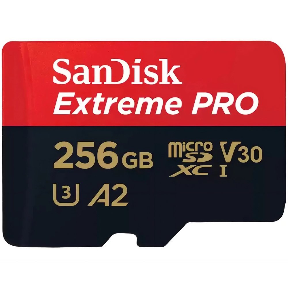 Карта памяти SanDisk Extreme Pro MicroSDXC 256 ГБ (SDSQXCD-256G-GN6MA)