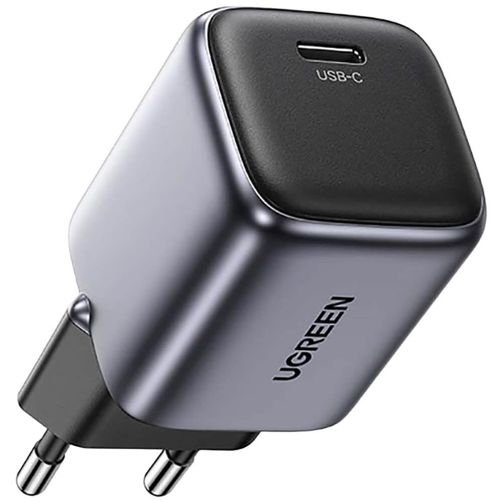 Зарядное устройство Ugreen CD319 GaN Fast Charger Nexode Mini (USB Type-C) серый
