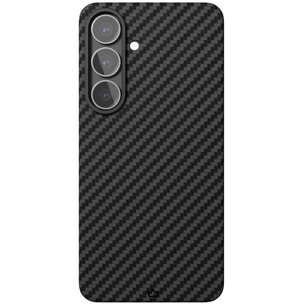 Чехол VLP Kevlar Case с MagSafe для Samsung S25 чёрный