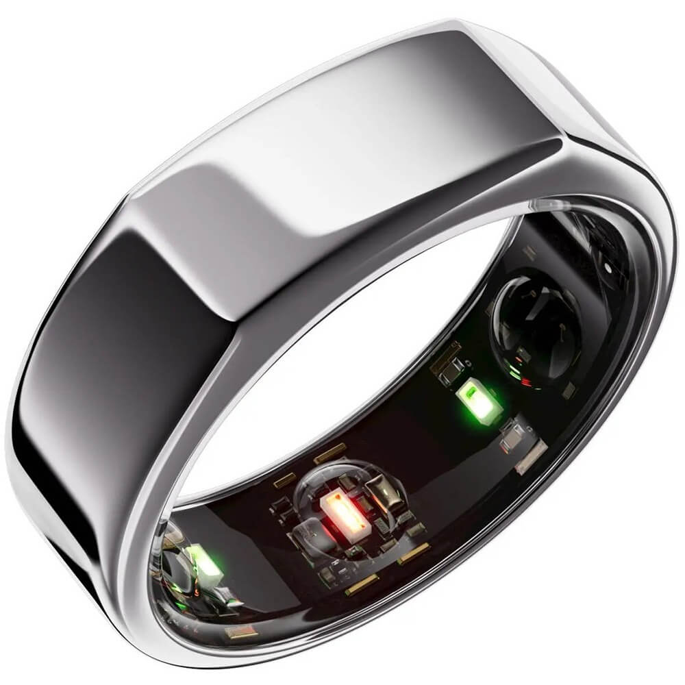Смарт-кольцо Oura Ring 3 размер 12, серебристое Ring 3 серебряное кольцо - фото 1