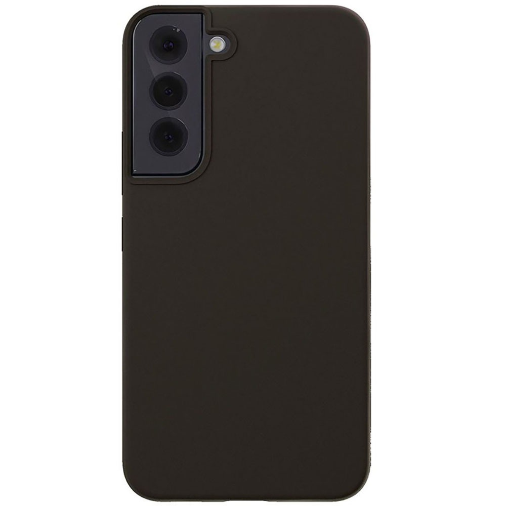 Чехол VLP Silicone Case для Samsung Galaxy S22, чёрный