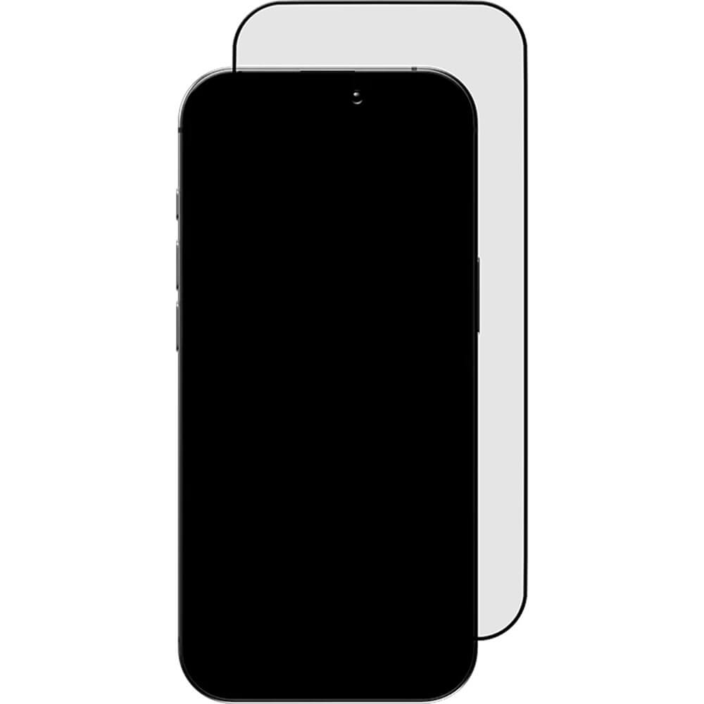 Защитное стекло uBear Extreme Nano Shield для iPhone Air чёрная рамка
