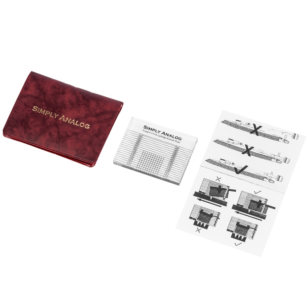 Шаблон для настройки звукоснимателя Simply Analog Stylus Setup (SATO001)