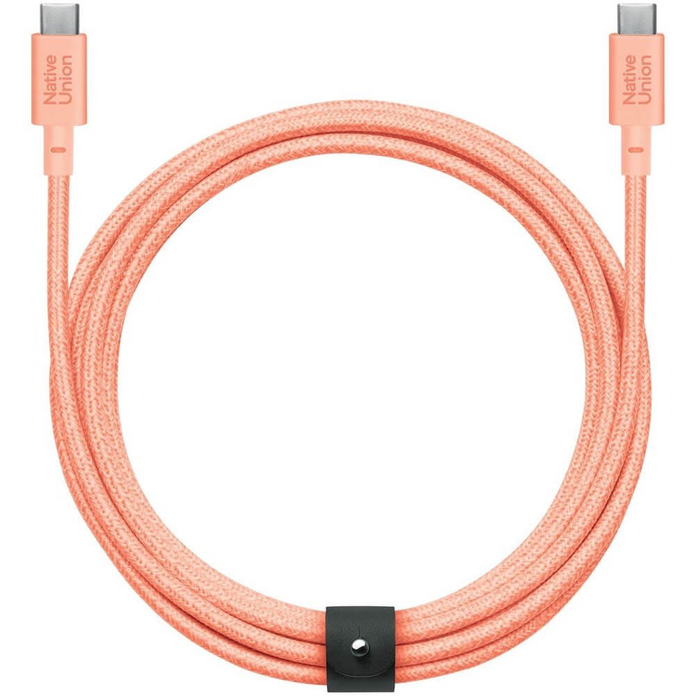 Кабель Native Union BELT-XL-C-APR-3-NP Belt Cable XL 3 м, оранжевый