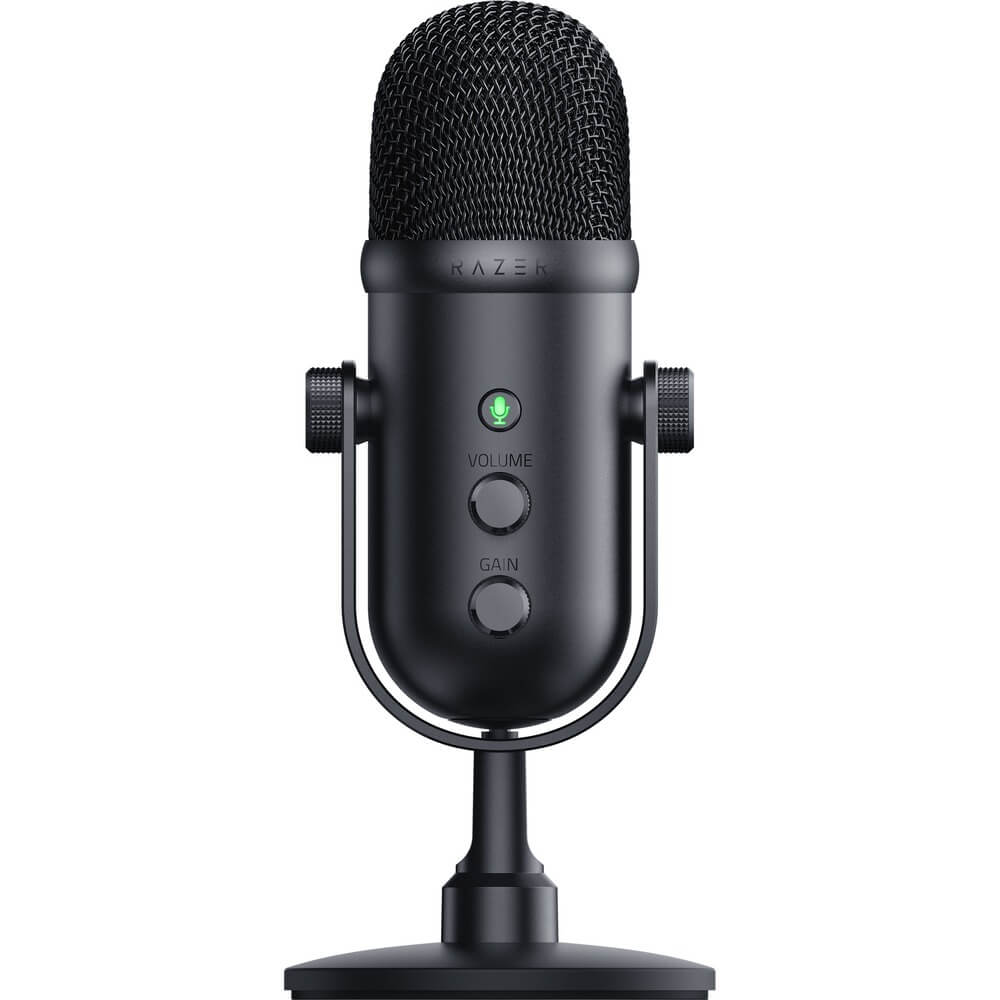 Микрофон для компьютера Razer Seiren V2 Pro Black, цвет чёрный