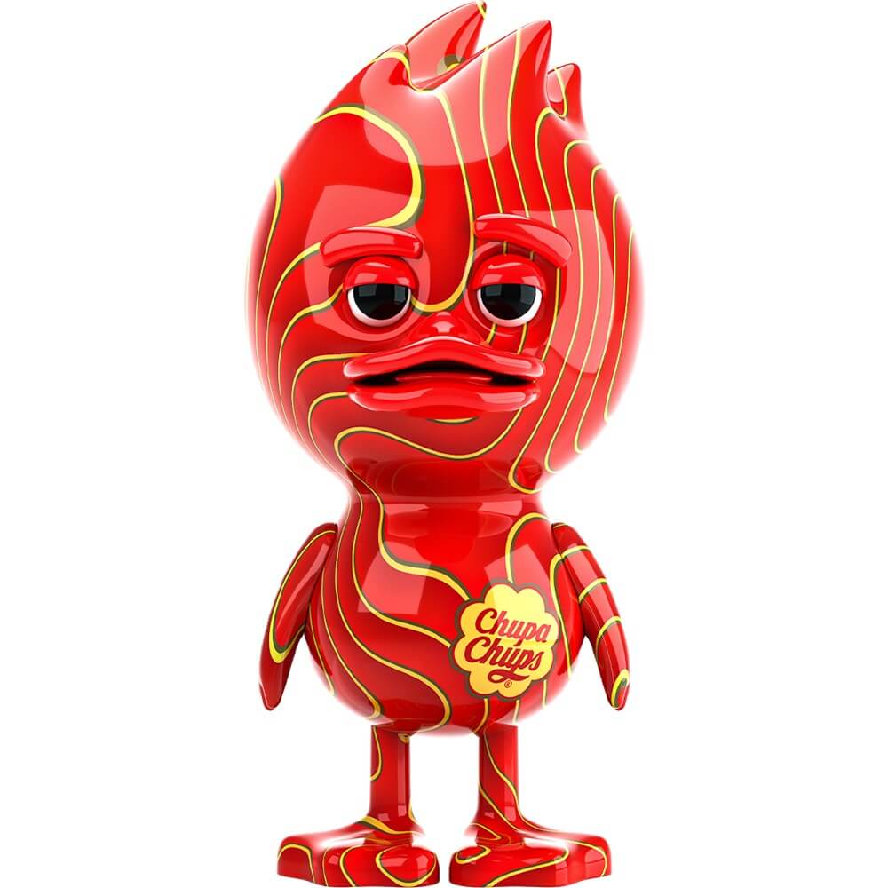 Фигура TUD TOY The Ugly Duck Chupa Chups красный
