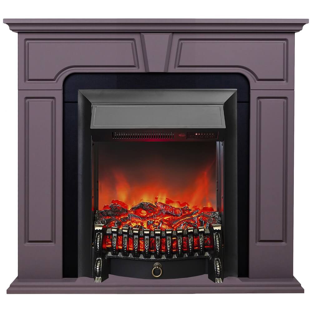 Камин RealFlame Theodor STD GR-F716 + Fobos LUX BL