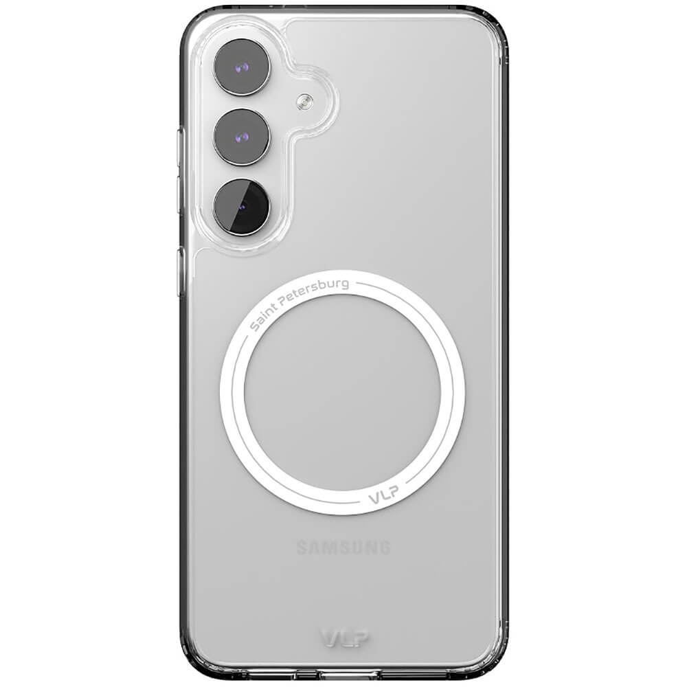 Чехол VLP Crystal Case MagSafe для Samsung Galaxy S25 FE прозрачный (1052054)