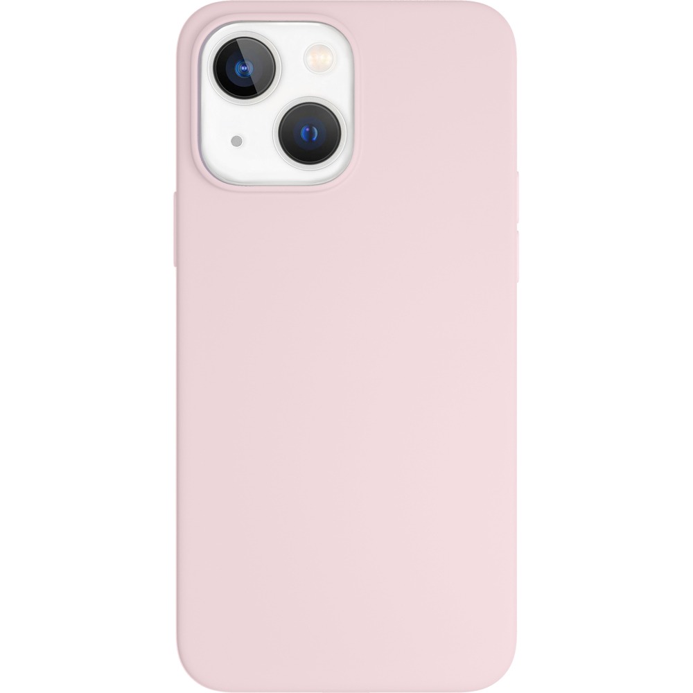 Чехол VLP Liquid Silicone MagSafe для iPhone 14, светло-розовый