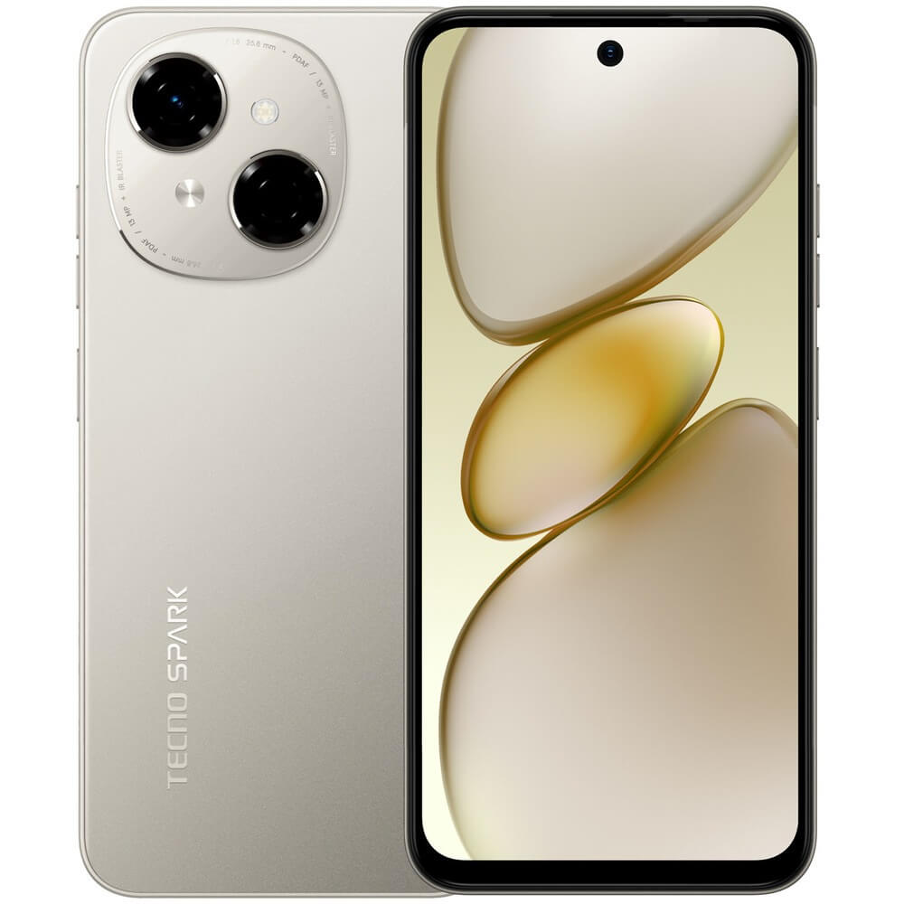 Смартфон Tecno Spark Go 1 4128 ГБ золотой 7490₽