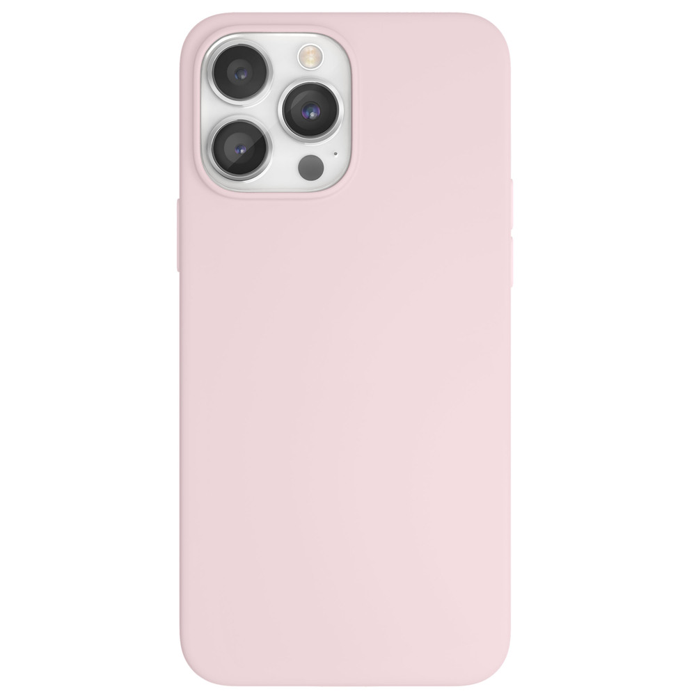 Чехол VLP Liquid Silicone MagSafe для iPhone 14 Pro, светло-розовый