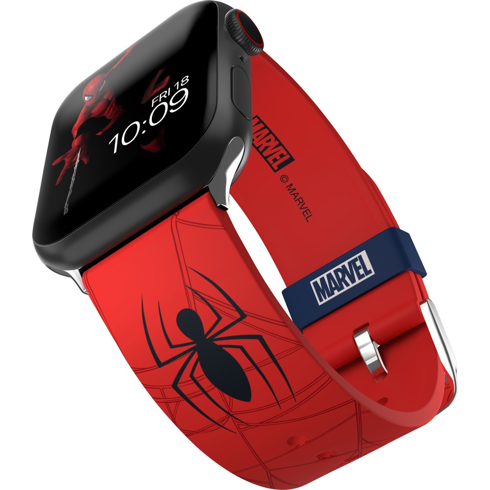 Ремешок для умных часов MobyFox Marvel Spider-Man 38/40/41/42/44/45 мм, красный Marvel Spider-Man 38/40/41/42/44/45 мм, красный - фото 1