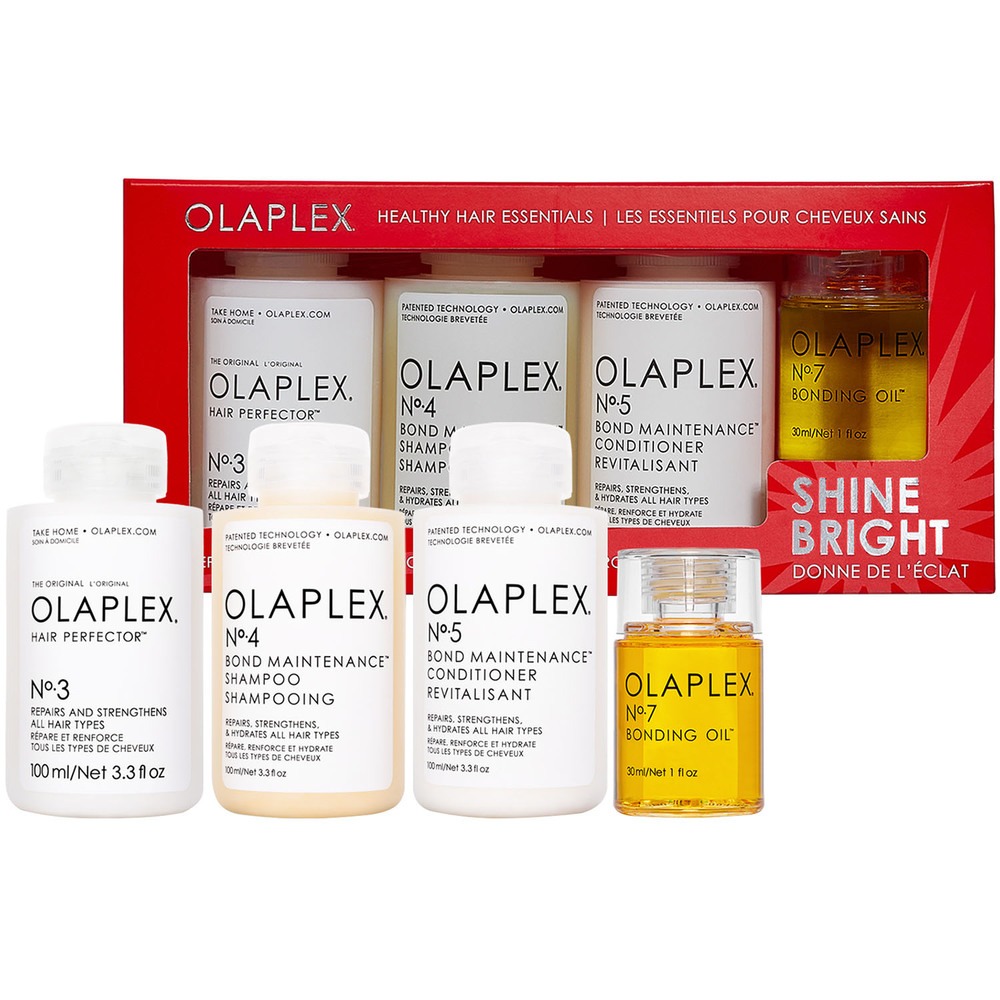 Набор Olaplex Shine Bright ежедневный уход и защита для волос 20142185 ежедневный уход и защита для волос - фото 1