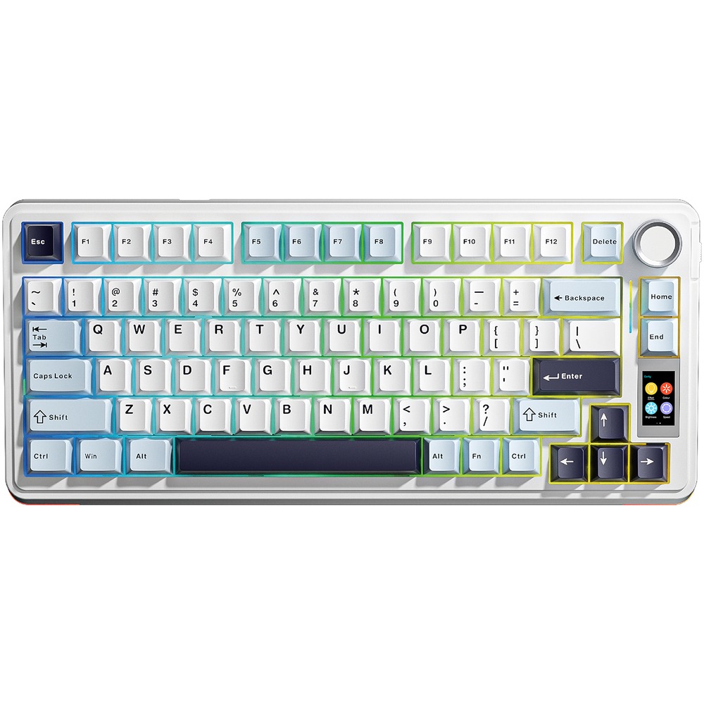 Клавиатура AULA S75 Pro Light Blue-White-Black Purple Seiya Switches