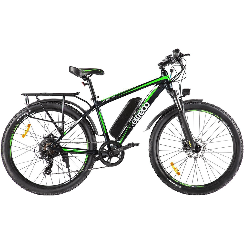 Электровелосипед Eltreco XT 850 New черно-зеленый