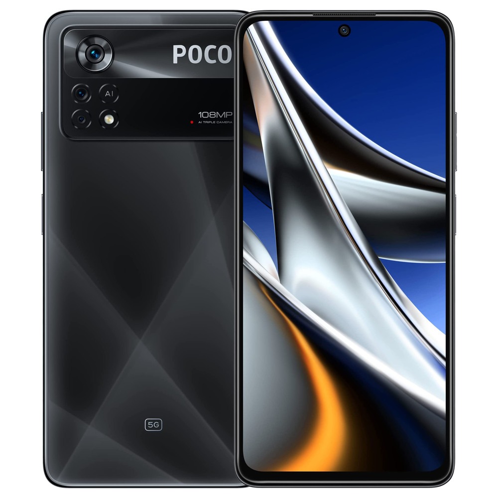 Смартфон POCO X4 Pro 5G 6+128 ГБ чёрный