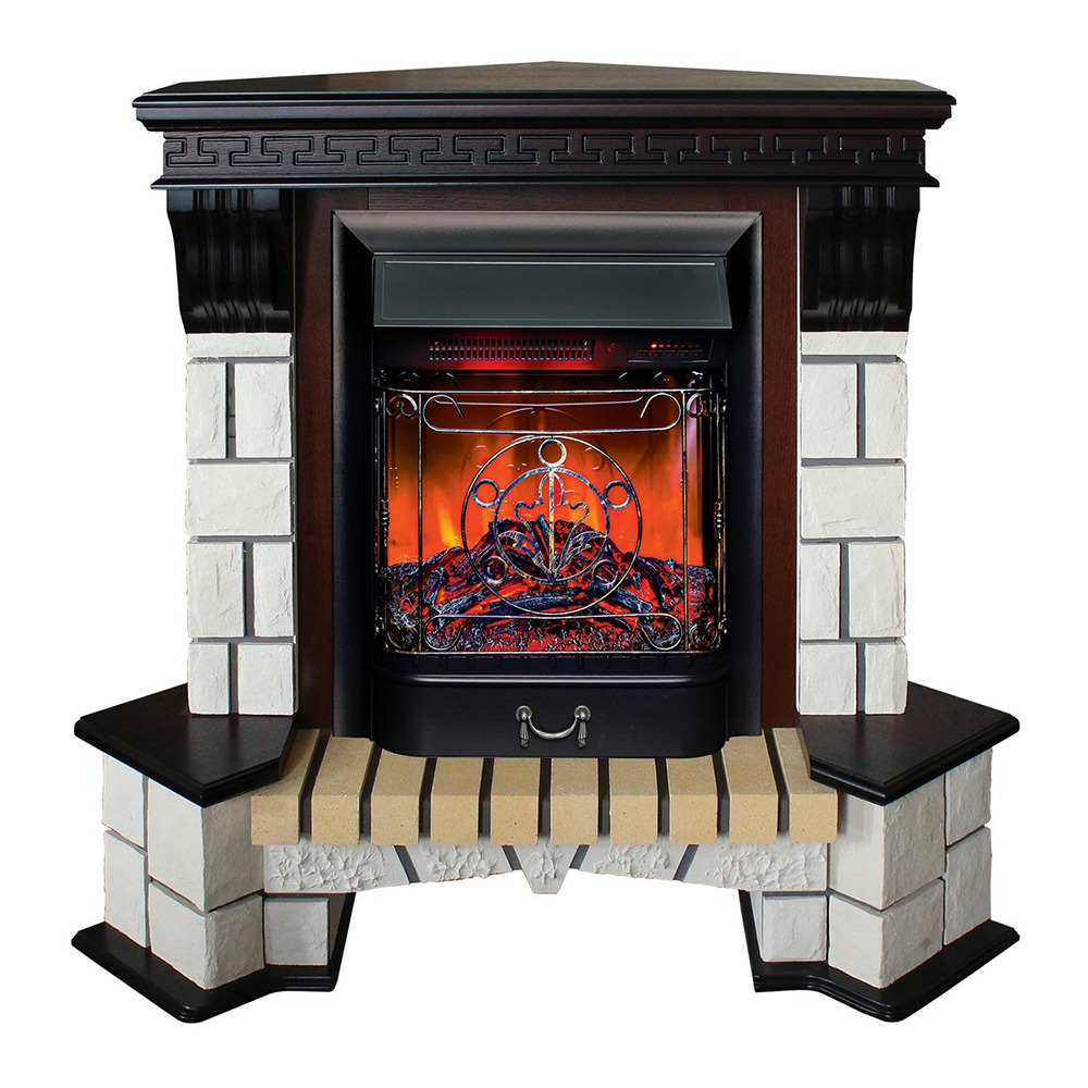 Каминокомплект RealFlame Stone Corner New STD + Majestic LUX BL