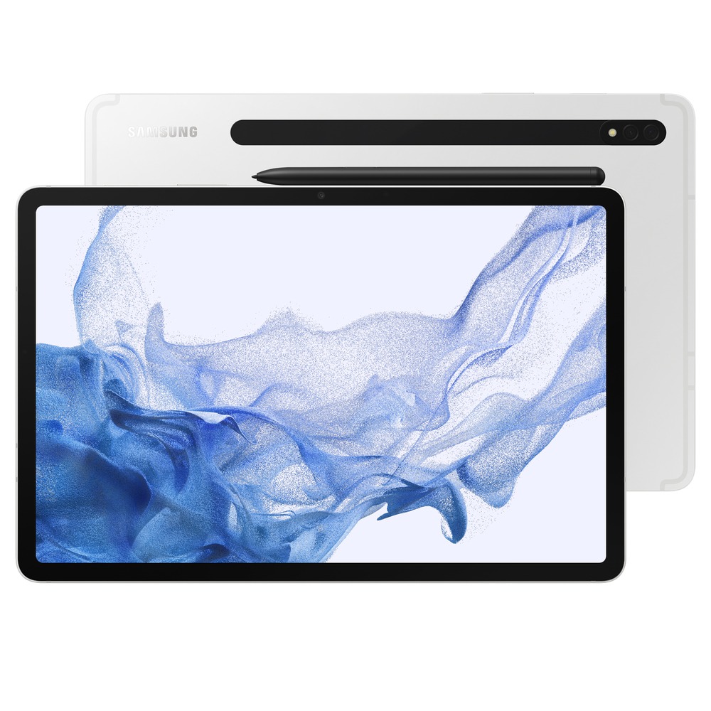 Планшет Samsung Galaxy Tab S8 11 LTE 256 ГБ серебро (SM-X706BZSBSER)