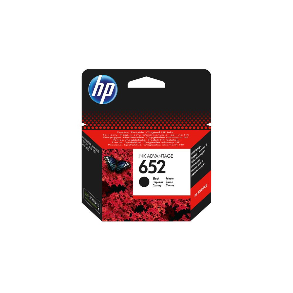 Картридж HP 652 чёрный (F6V25AE)