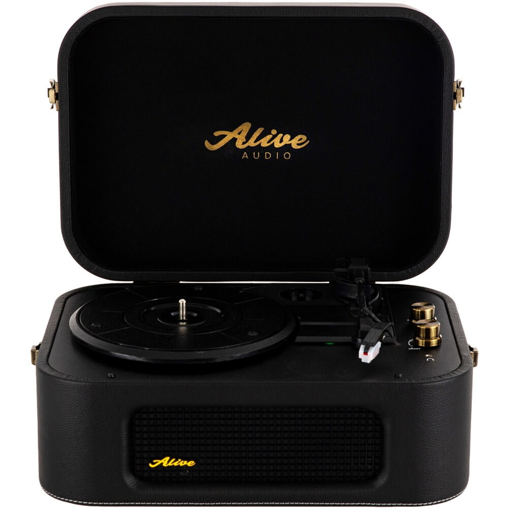 Проигрыватель виниловых пластинок Alive Audio Stories Glam Noir STR-06-GN