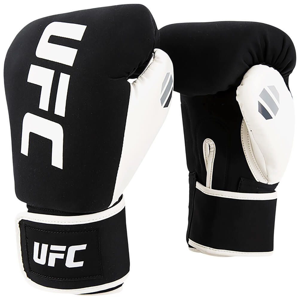 Перчатки для бокса и ММА UFC L Black/White UHK-75024