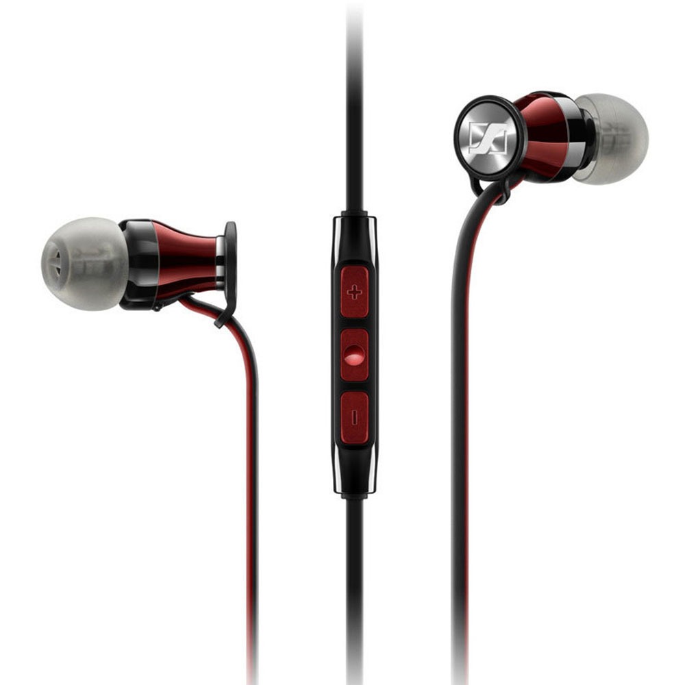 Наушники Sennheiser Momentum In-Ear M2 IEG, красно-чёрный