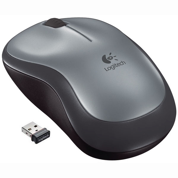 Компьютерная мышь Logitech  M185, Swift серебристый (910-002238)