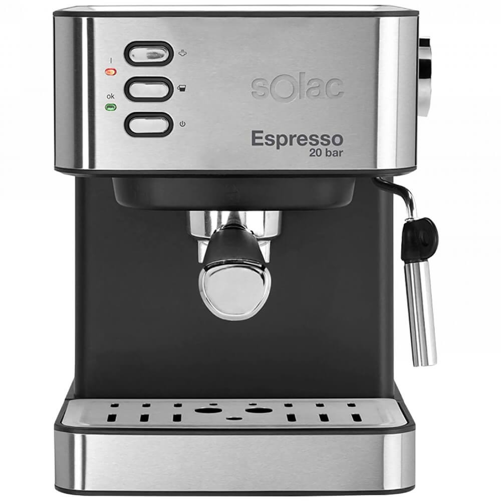 Кофеварка Solac Espresso CE4481, цвет серебристый