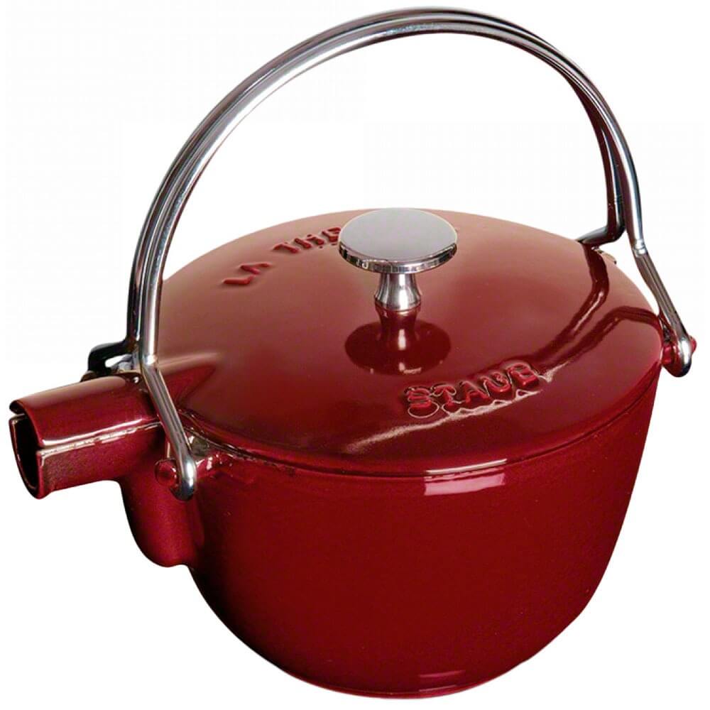 Чайник для плиты Staub 1650087, цвет бордо - фото 1