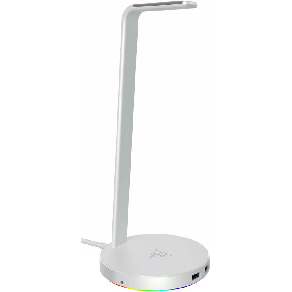 Подставка для наушников Razer Base Station V2 Chroma Mercury белый (RC21-01510300-R3M1)