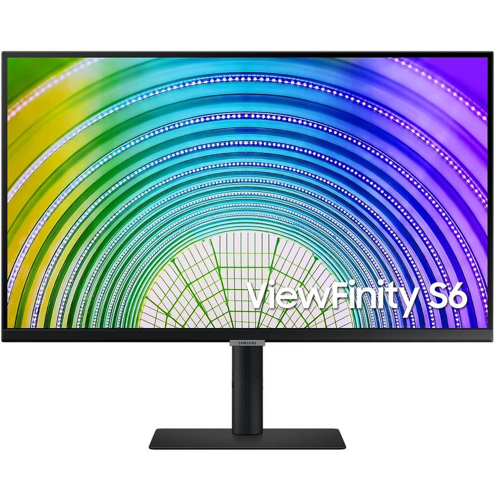 Монитор Samsung ViewFinity S6 (LS27A600UUIXCI), цвет чёрный