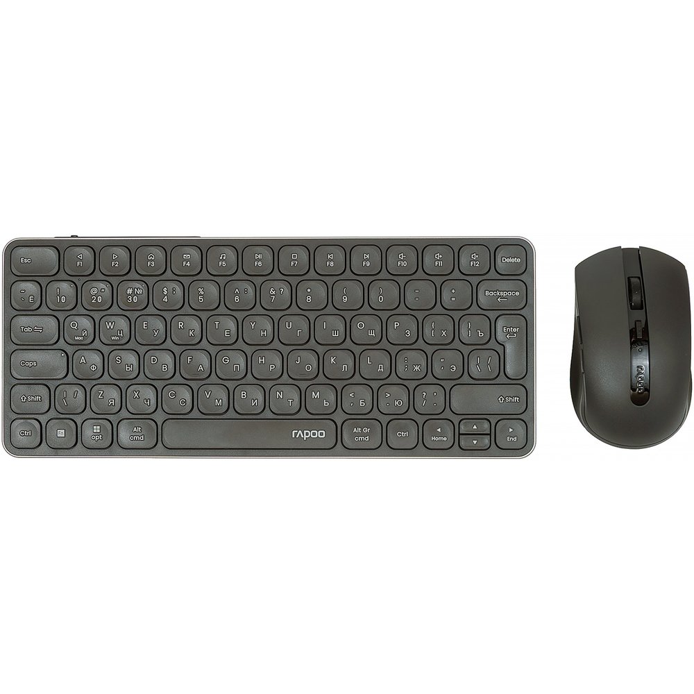 Комплект клавиатуры и мыши Rapoo 9050S чёрный 4790₽
