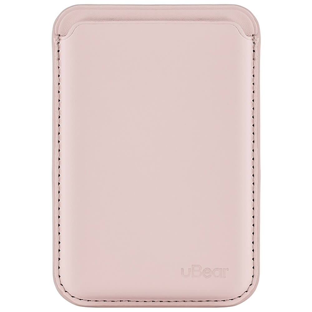 Картхолдер uBear Shell Case для Apple iPhone с MagSafe, светло-розовый