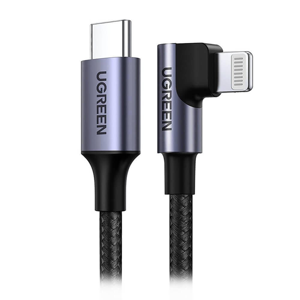 Кабель Ugreen 60763 USB Type-C-Lightning 1 м, серый