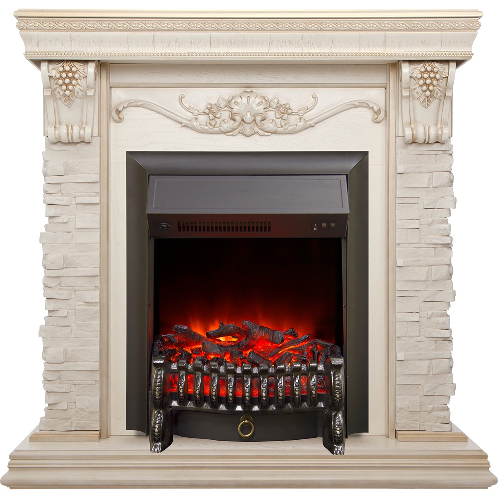 Камин Realflame Patricia STD/EUG WT-619G + Fobos BL