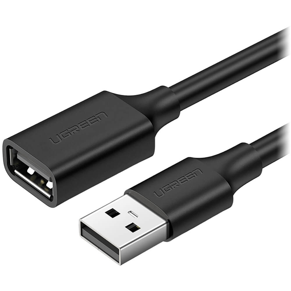 Кабель для компьютера Ugreen 10318 USB-А 5 м, чёрный