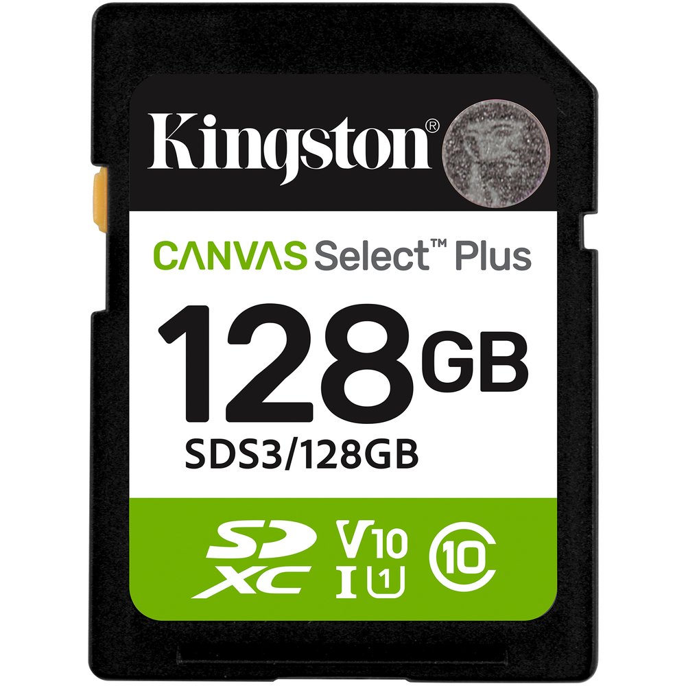 Карта памяти Kingston Canvas Select Plus SDXC 128GB C10 (SDS3/128GB)