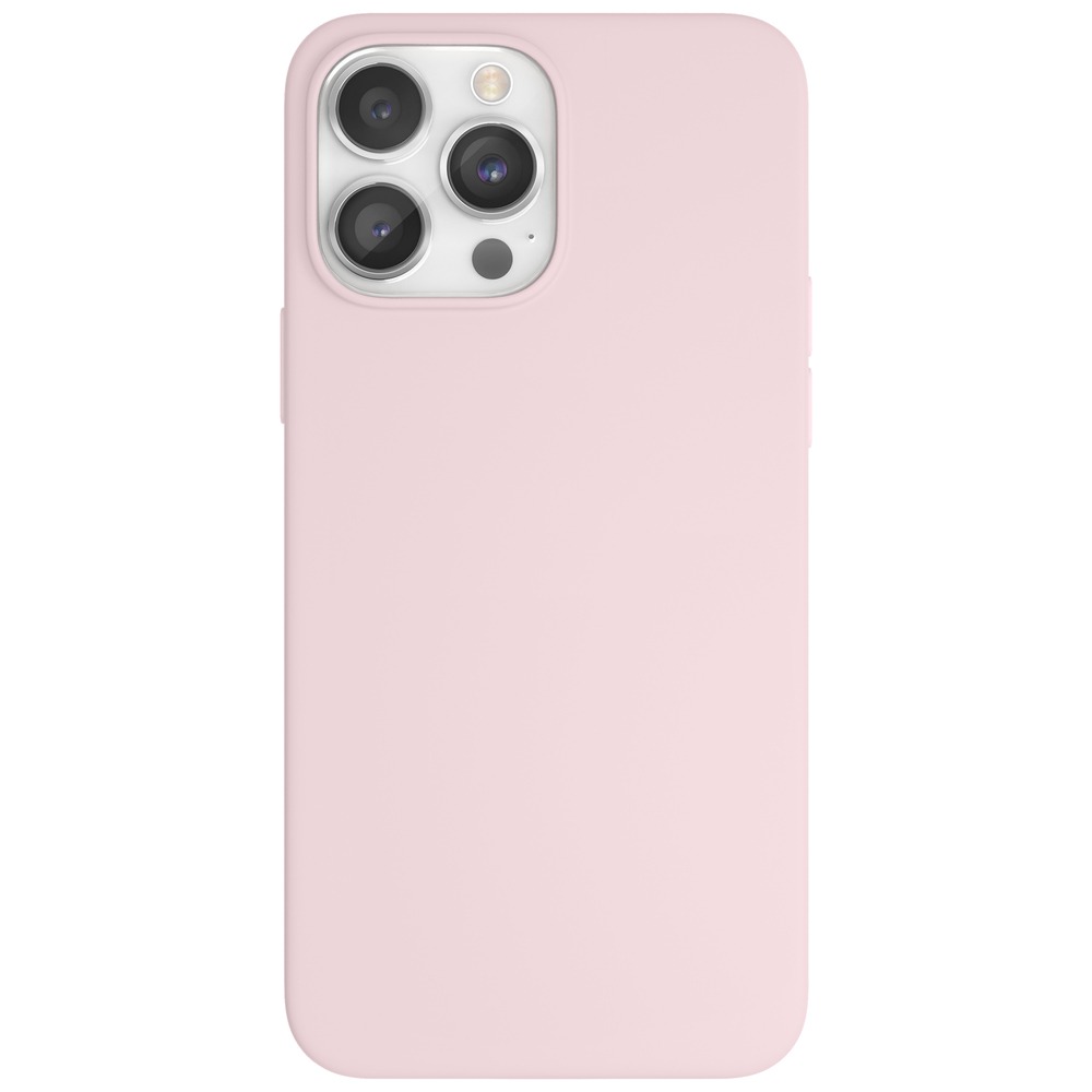Чехол VLP Liquid Silicone MagSafe для iPhone 14 Pro Max, светло-розовый