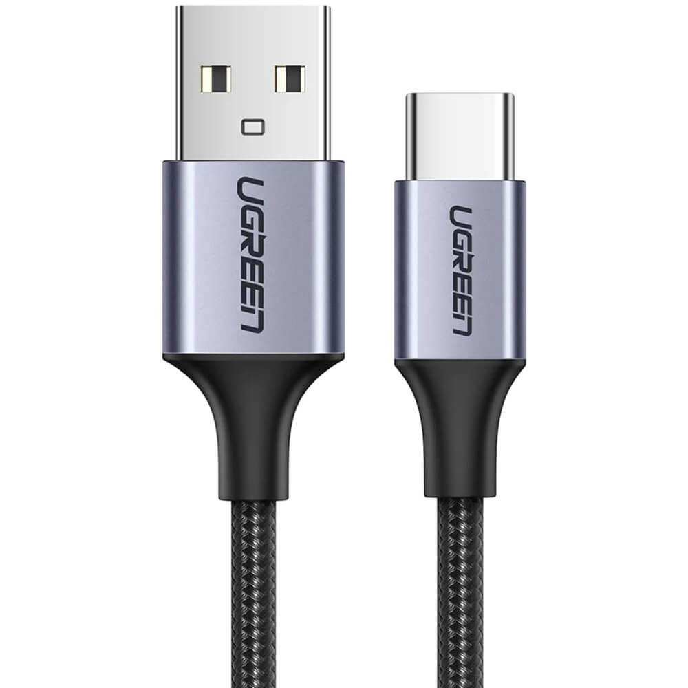 Кабель Ugreen 60128 USB-USB Type-C 2 м, чёрный