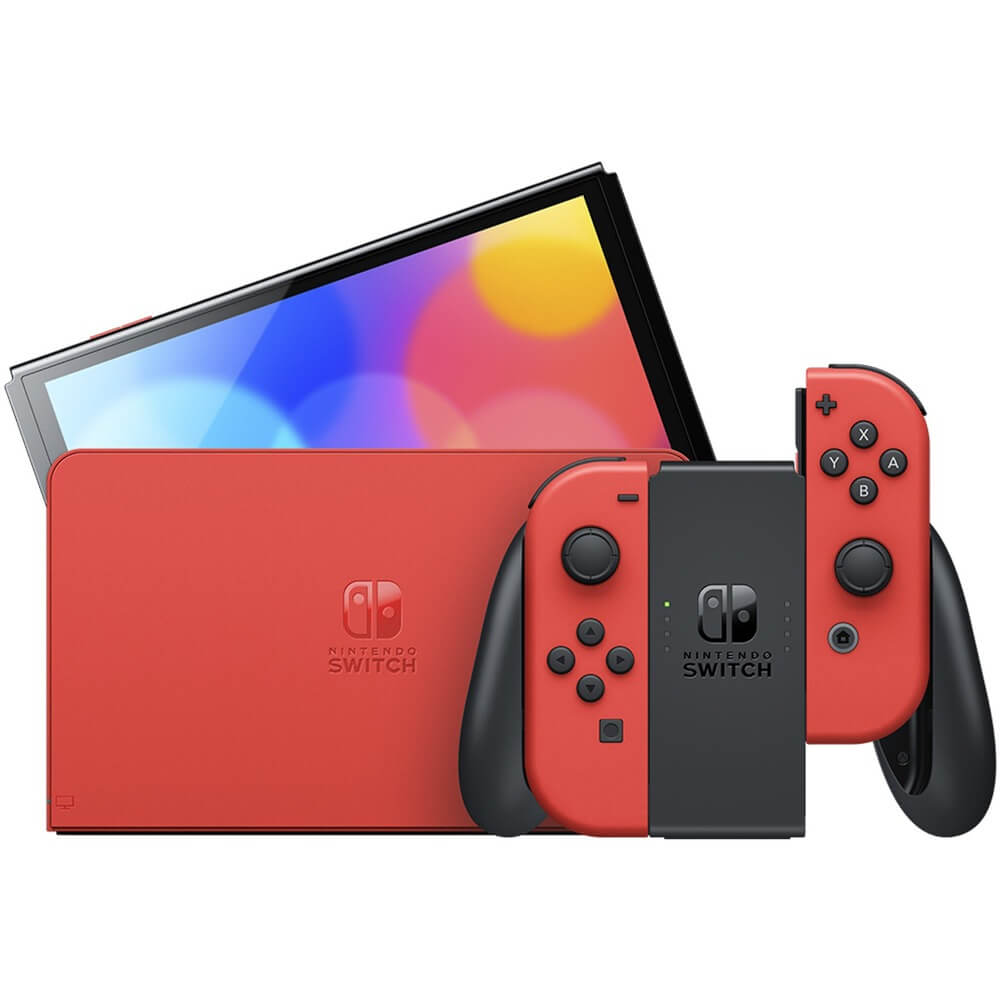Игровая приставка Nintendo Switch OLED Mario Red Edition - фото 1