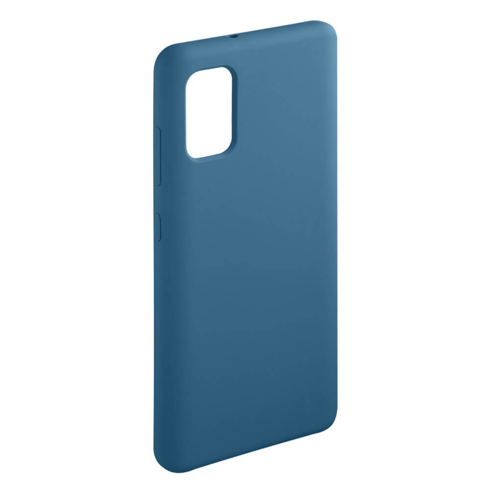 Чехол Deppa Liquid Silicone для Samsung Galaxy A41 (2020) синий