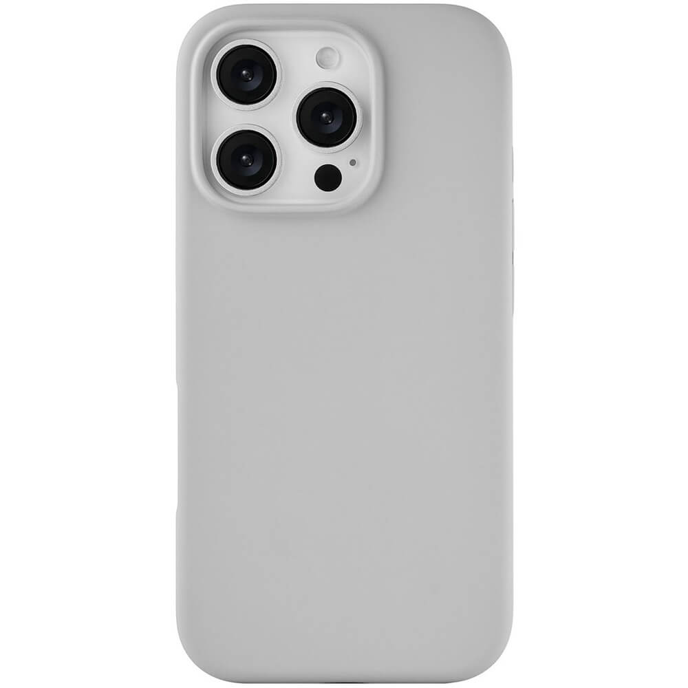 Чехол uBear Touch Mag Case для iPhone 16 Pro светло-серый