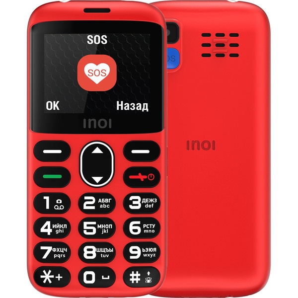 Мобильный телефон Inoi 118B красный