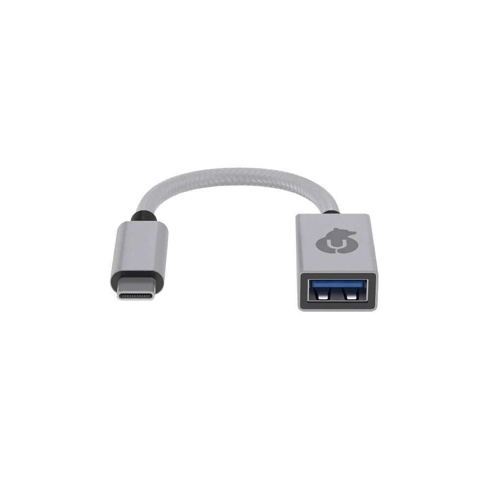 USB разветвитель  uBear USB-C hub Link HB02SL01-AC, серебристый