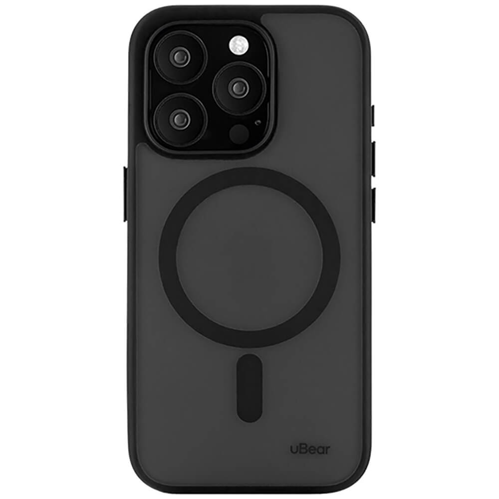 Чехол uBear Cloud Mag Case для iPhone 15 Pro Max MagSafe чёрный